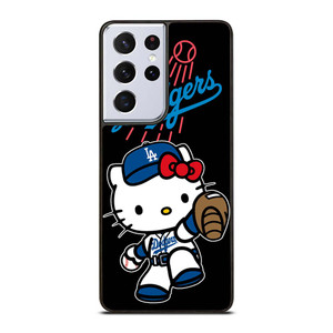 LA DODGERS HELLO KITTY BASEBALL Samsung Galaxy S21 Ultra Case Cover