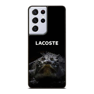 LACOSTE CROCODILE BLACK Samsung Galaxy S21 Ultra Case Cover