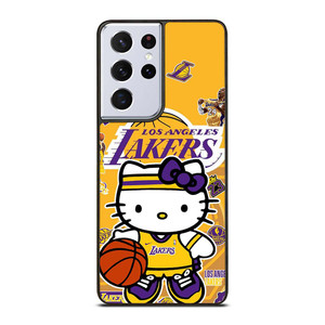 LAKERS HELLO KITTY Samsung Galaxy S21 Ultra Case Cover
