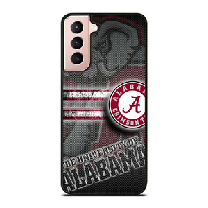 ALABAMA CRIMSON TIDE CARBON Samsung Galaxy S21 Case Cover