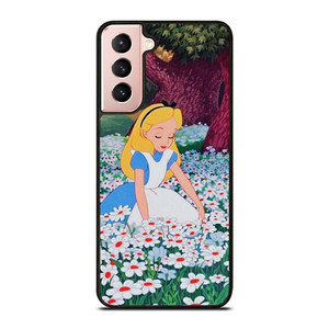 ALICE IN WONDERLAND FLOWER Samsung Galaxy S21 Case Cover ALICE IN WONDERLAND FLOWER Samsung Galaxy S21 Case Cover
