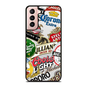 ALL BEER BRAND LOGO Samsung Galaxy S21 Case Cover ALL BEER BRAND LOGO Samsung Galaxy S21 Case Cover