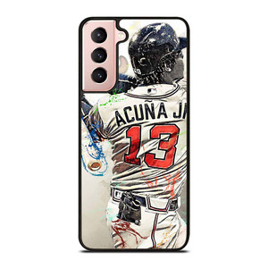 ATLANTA BRAVES ACUNA JR 13 BASEBALL Samsung Galaxy S21 Case Cover