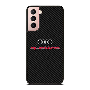 AUDI QUATTRO CARBON LOGO Samsung Galaxy S21 Case Cover AUDI QUATTRO CARBON LOGO Samsung Galaxy S21 Case Cover