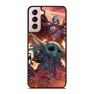 BABY YODA AND THE MANDALORIAN STAR WARS Samsung Galaxy S21 Case Cover