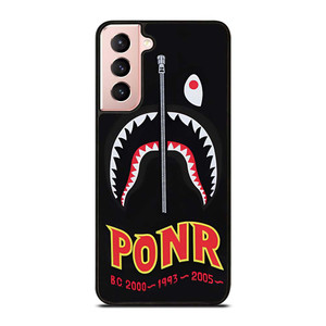 BAPE BATHING APE X PONR Samsung Galaxy S21 Case Cover