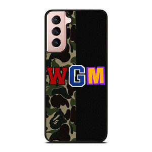 BAPE WGM CAMO Samsung Galaxy S21 Case Cover BAPE WGM CAMO Samsung Galaxy S21 Case Cover
