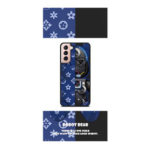 BEAR BRICK KAWS ROBOT BLUE Samsung Galaxy S21 Case Cover BEAR BRICK KAWS ROBOT BLUE Samsung Galaxy S21 Case Cover