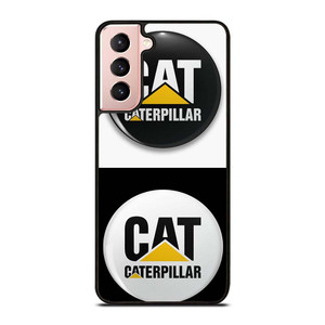CAT CATERPILLAR WHITE BLACK Samsung Galaxy S21 Case Cover