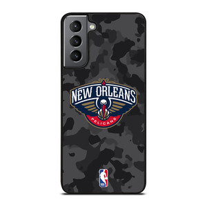 NEW ORLEANS PELICANS BLACK CAMO Samsung Galaxy S21 Plus Case Cover