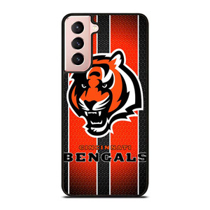 CINCINNATI BENGALS METAL SYMBOL Samsung Galaxy S21 Case Cover CINCINNATI BENGALS METAL SYMBOL Samsung Galaxy S21 Case Cover