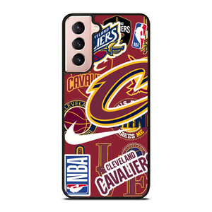CLEVELAND CAVALIERS NBA STICKER BOMB Samsung Galaxy S21 Case Cover
