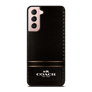 COACH BELT TEXTURE Samsung Galaxy S21 Case Cover