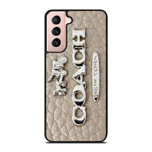 COACH LOGO GLOWING TEXTURE Samsung Galaxy S21 Case Cover COACH LOGO GLOWING TEXTURE Samsung Galaxy S21 Case Cover