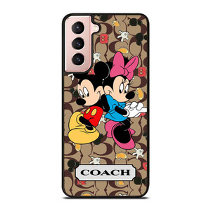 COACH MICKEY MINNIE MOUSE LOVE Samsung Galaxy S21 Case Cover
