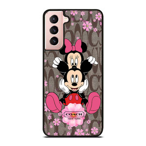 COACH MICKEY MINNIE Samsung Galaxy S21 Case Cover