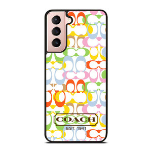 COACH NEW YORK COLORFUL Samsung Galaxy S21 Case Cover