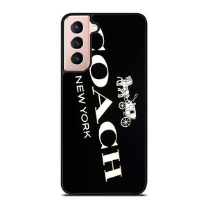 COACH NEW YORK LOGO 3 Samsung Galaxy S21 Case Cover COACH NEW YORK LOGO 3 Samsung Galaxy S21 Case Cover