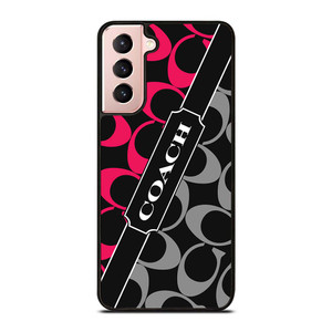 COACH NEW YORK RED WHITE Samsung Galaxy S21 Case Cover