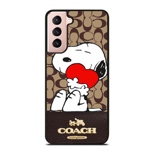 COACH NEW YORK SNOOPY Samsung Galaxy S21 Case Cover COACH NEW YORK SNOOPY Samsung Galaxy S21 Case Cover