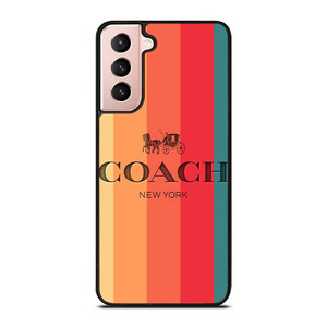 COACH NEW YORK STRIPES 2 Samsung Galaxy S21 Case Cover