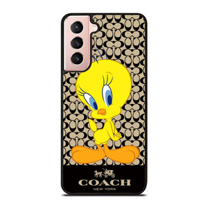 COACH NEW YORK TWEETY BIRD Samsung Galaxy S21 Case Cover COACH NEW YORK TWEETY BIRD Samsung Galaxy S21 Case Cover