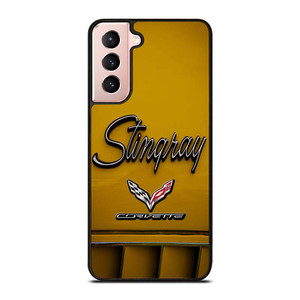 CORVETTE STINGRAY LOGO YELLOW Samsung Galaxy S21 Case Cover CORVETTE STINGRAY LOGO YELLOW Samsung Galaxy S21 Case Cover