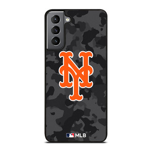 NEW YORK METS BASEBALL BLACK CAMO Samsung Galaxy S21 Plus Case Cover