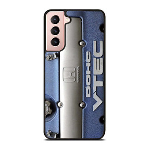 DOHC VTEC HONDA ENGINE BLUE Samsung Galaxy S21 Case Cover