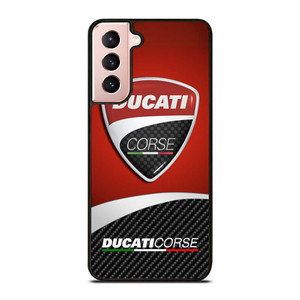 DUCATI CORSE LOGO CARBON Samsung Galaxy S21 Case Cover