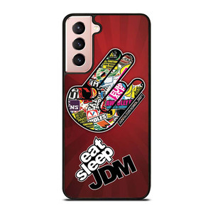 EAT SLEEP JDM LOGO Samsung Galaxy S21 Case Cover
