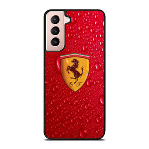 FERRARI DROP WATER RED Samsung Galaxy S21 Case Cover FERRARI DROP WATER RED Samsung Galaxy S21 Case Cover
