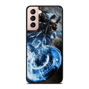 GHOST RIDER BLUE FIRE Samsung Galaxy S21 Case Cover GHOST RIDER BLUE FIRE Samsung Galaxy S21 Case Cover