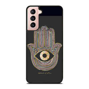 HAMSA EVIL EYE HAND OF FATIMA LOGO Samsung Galaxy S21 Case Cover HAMSA EVIL EYE HAND OF FATIMA LOGO Samsung Galaxy S21 Case Cover