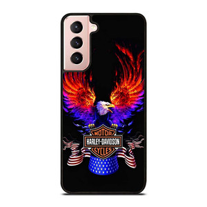 HARLEY DAVIDSON FLAME SWING Samsung Galaxy S21 Case Cover