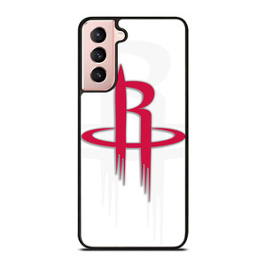 HOUSTON ROCKETS WHITE LOGO Samsung Galaxy S21 Case Cover HOUSTON ROCKETS WHITE LOGO Samsung Galaxy S21 Case Cover