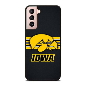 IOWA HAWKEYES STRIPE LOGO Samsung Galaxy S21 Case Cover