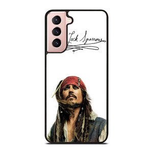 JACK SPARROW SIGNATURE PIRATES OF THE CARIBBEAN  Samsung Galaxy S21 Case Cover