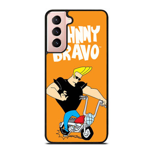 JOHNNY BRAVO CARTOON RIDING BIKE Samsung Galaxy S21 Case Cover JOHNNY BRAVO CARTOON RIDING BIKE Samsung Galaxy S21 Case Cover
