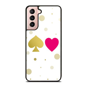 KATE SPADE AND HEART NEW YORK LOGO Samsung Galaxy S21 Case Cover KATE SPADE AND HEART NEW YORK LOGO Samsung Galaxy S21 Case Cover