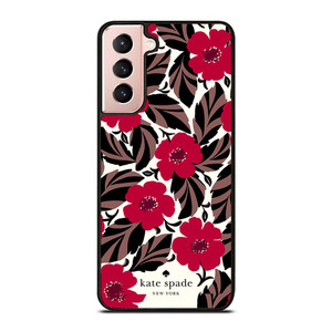 KATE SPADE FLOWER RED Samsung Galaxy S21 Case Cover KATE SPADE FLOWER RED Samsung Galaxy S21 Case Cover