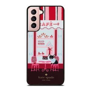 KATE SPADE NEW YORK CAFE Samsung Galaxy S21 Case Cover KATE SPADE NEW YORK CAFE Samsung Galaxy S21 Case Cover