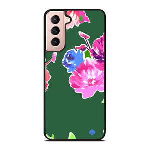KATE SPADE NEW YORK GREEN FLORAL Samsung Galaxy S21 Case Cover KATE SPADE NEW YORK GREEN FLORAL Samsung Galaxy S21 Case Cover