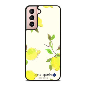 KATE SPADE NEW YORK LEMON Samsung Galaxy S21 Case Cover KATE SPADE NEW YORK LEMON Samsung Galaxy S21 Case Cover