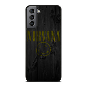 NIRVANA ROCK BAND WOODEN LOGO Samsung Galaxy S21 Plus Case Cover NIRVANA ROCK BAND WOODEN LOGO Samsung Galaxy S21 Plus Case Cover