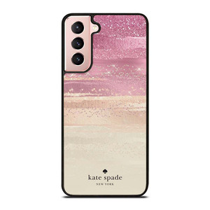 KATE SPADE NEW YORK ROSE GOLD GLITTER Samsung Galaxy S21 Case Cover KATE SPADE NEW YORK ROSE GOLD GLITTER Samsung Galaxy S21 Case Cover