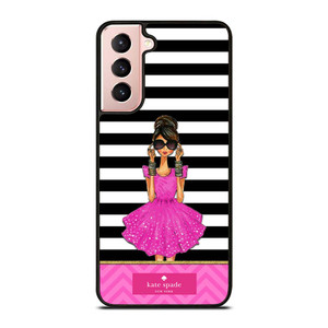 KATE SPADE PINK GIRLS Samsung Galaxy S21 Case Cover KATE SPADE PINK GIRLS Samsung Galaxy S21 Case Cover