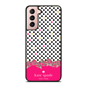 KATE SPADE PINK POLKADOTS Samsung Galaxy S21 Case Cover KATE SPADE PINK POLKADOTS Samsung Galaxy S21 Case Cover