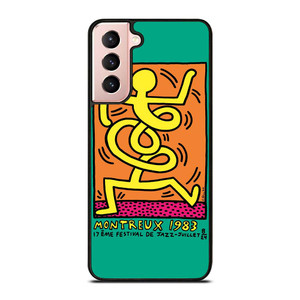 KEITH HARING MONTREUX 1983 Samsung Galaxy S21 Case Cover KEITH HARING MONTREUX 1983 Samsung Galaxy S21 Case Cover