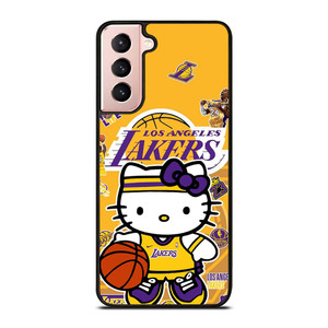 LAKERS HELLO KITTY Samsung Galaxy S21 Case Cover LAKERS HELLO KITTY Samsung Galaxy S21 Case Cover